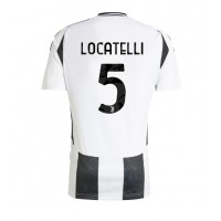 Camisa de Futebol Juventus Manuel Locatelli #5 Equipamento Principal 2024-25 Manga Curta